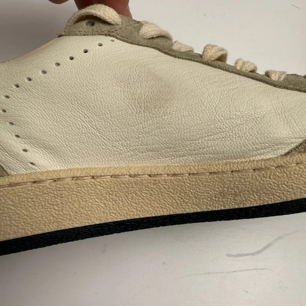 GOLDEN GOOSE BALL STAR SUEDE GLITTER STAR SNEAKERS - Picture 9 of 10